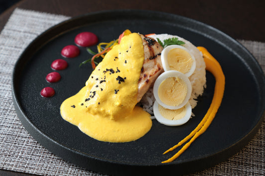 Guiso de Ají de Gallina Cortesía arroz Peruano